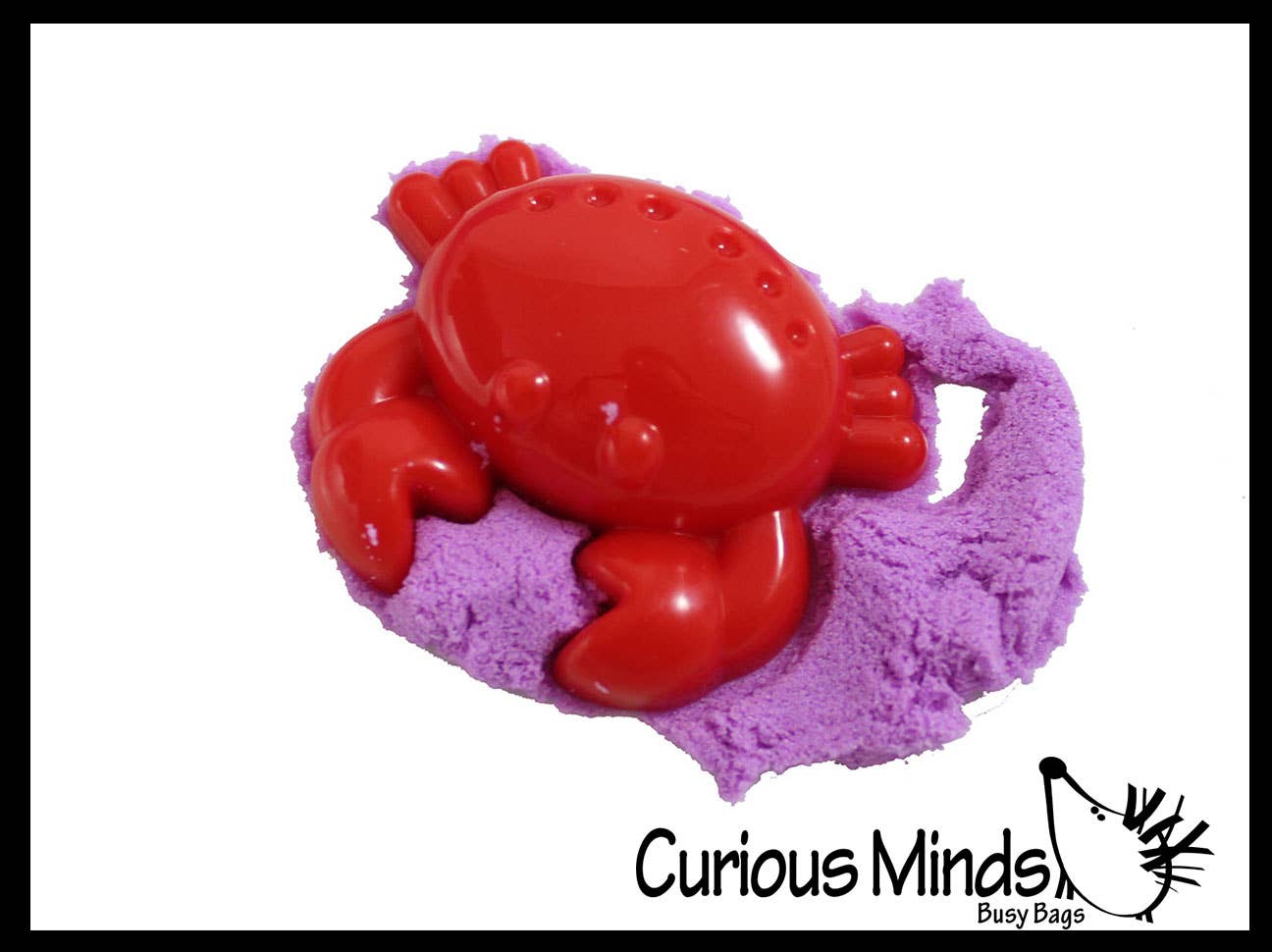 1 Wonder Sand Pouch with 2 Mini Sand Molds - Stretchy  Soft