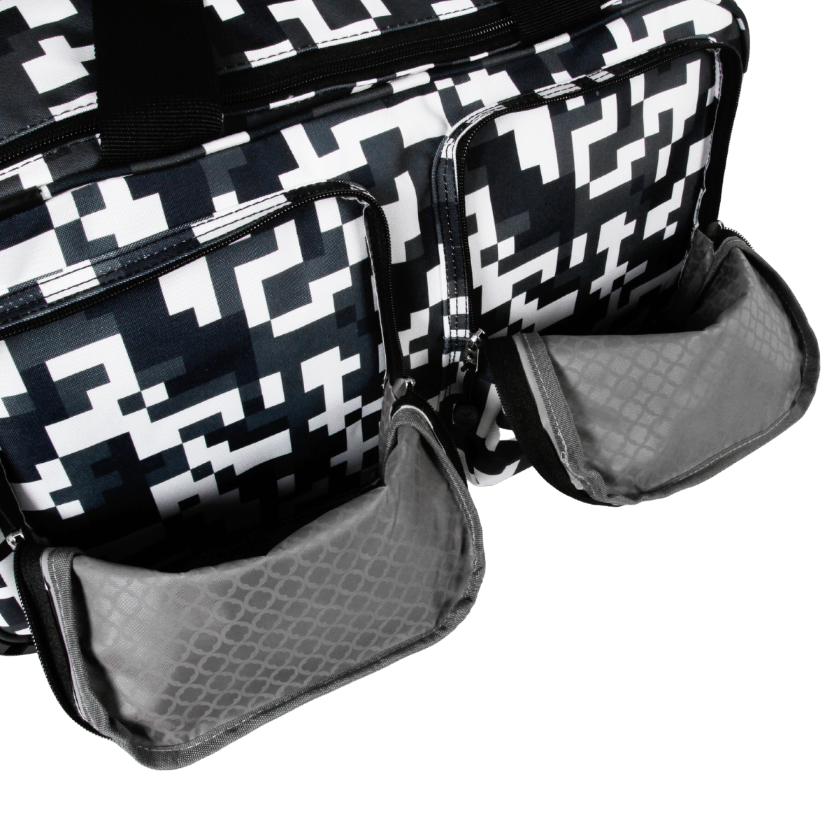 J World Duane 21-inch Travel Wheeled Duffle Bag: BLACK