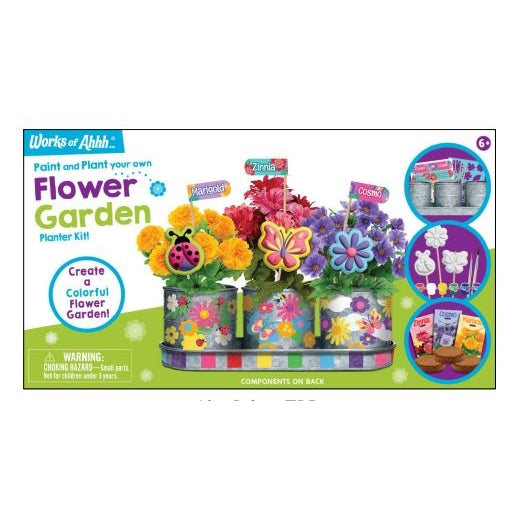 CRAFT KIT PAINT FLOWER PLANTER