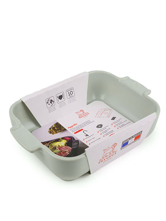 Appolia Dish Oven Ceramic Rectangle Sage Green 25 cm - 10in