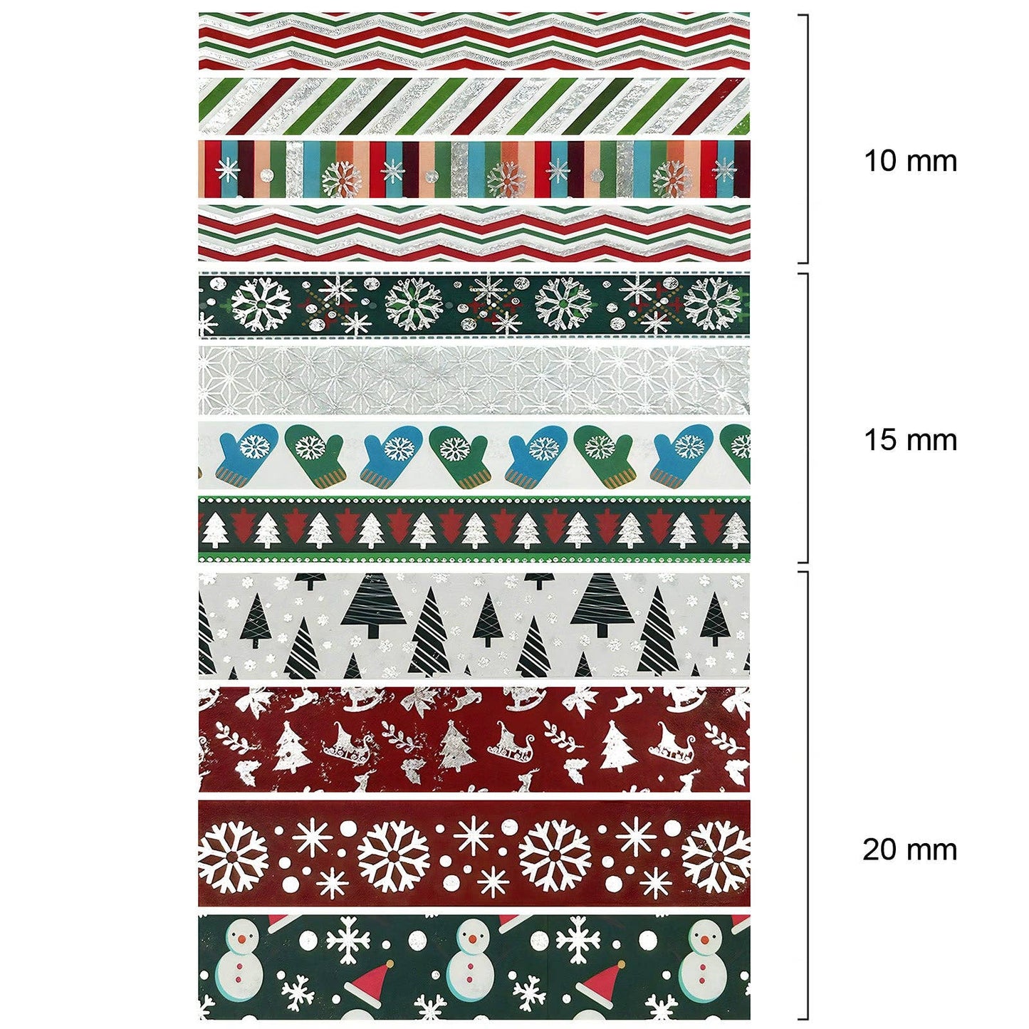 Wrapables Winter Season Washi for Arts & Crafts: Blue Winter