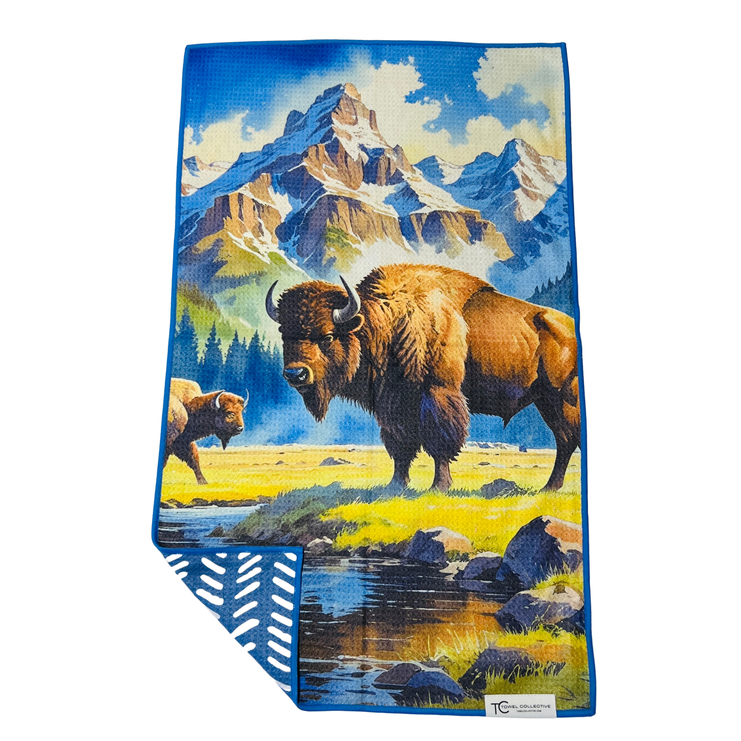 Tatonka Grand | Yellowstone Collection | Waffle Weave Microfiber Towels Kitchen & Bath: Hand Towel