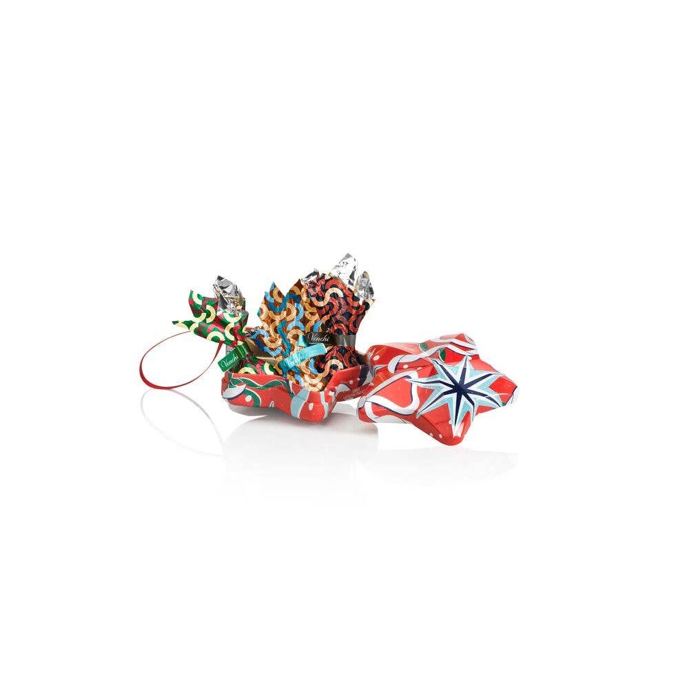 Star Chocolate Tin Christmas Ornament - Holiday Gift Sets