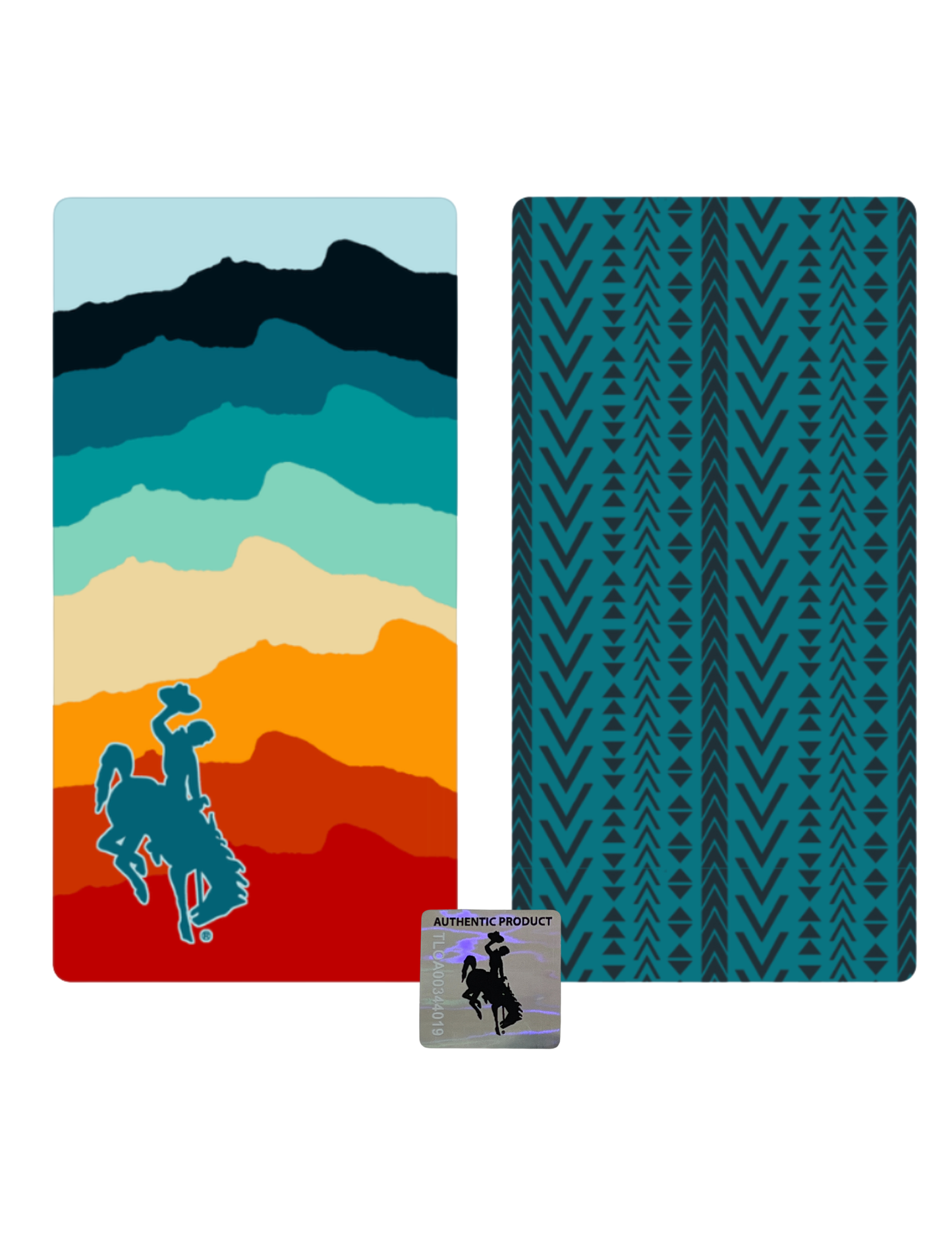 Wyoming Cowboy | Waffle Weave Microfiber Towels Kitchen & Bath: Washcloth