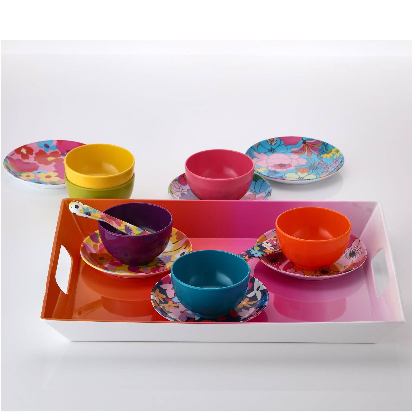 Garden Florals 6.5" Appetizer Plate - Set of 6