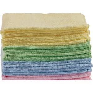 Rubbermaid Commercial 16 In. x 16 In. Microfiber Cloth (16-Pack)