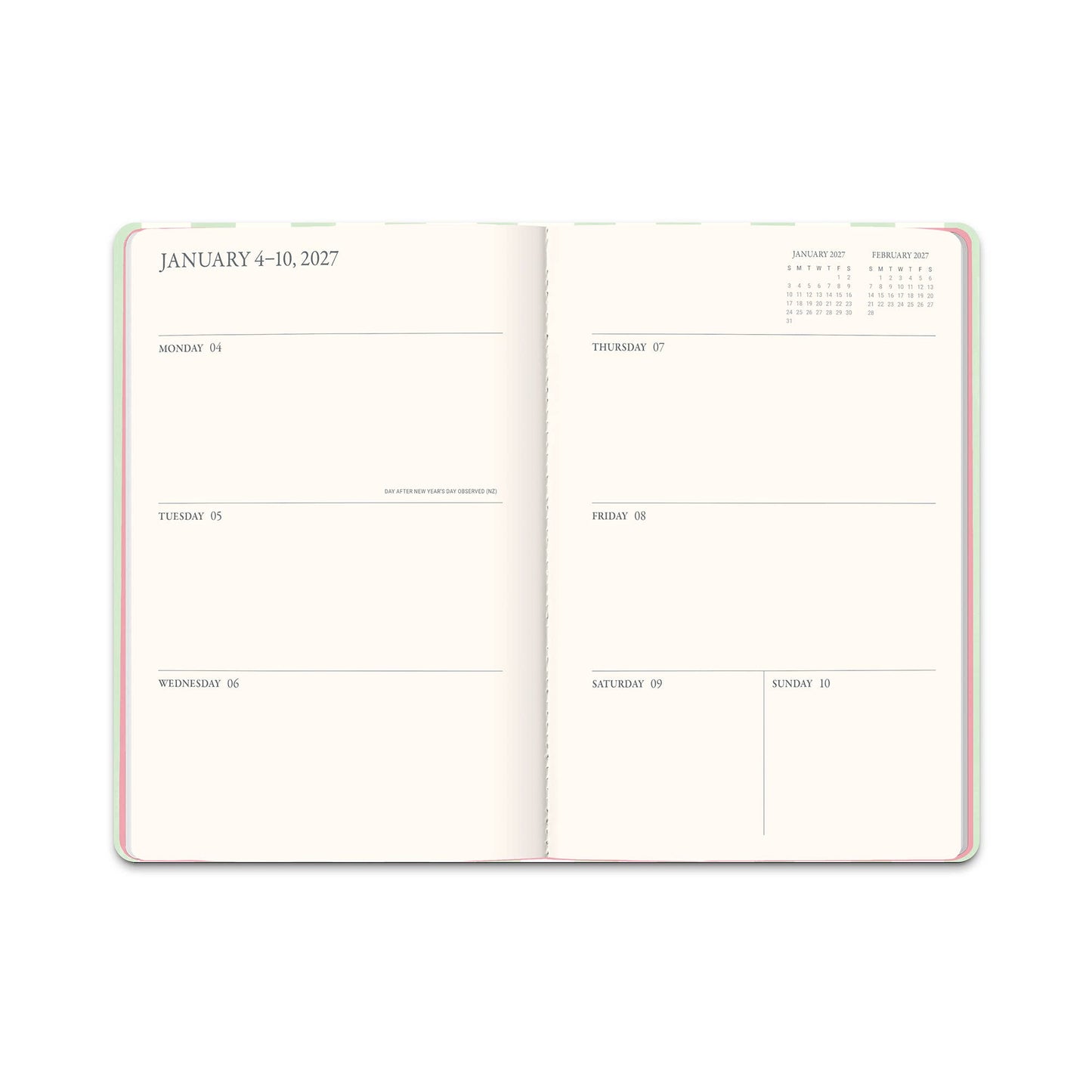 2027 Cabana Blooms Medium Casebound Planner
