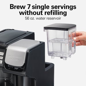 Hamilton Beach FlexBrew Trio 12 Cup Black Coffee Maker