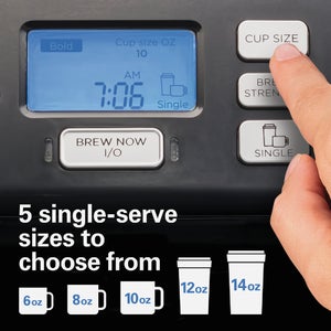 Hamilton Beach FlexBrew Trio 12 Cup Black Coffee Maker