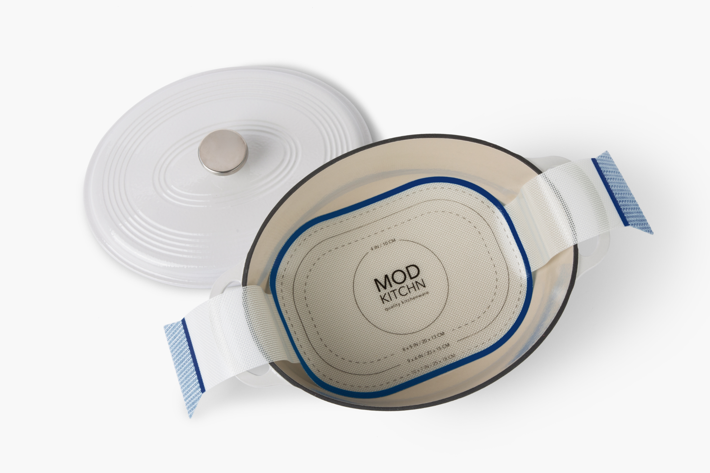 Oval Silicone Bread Sling for Dutch Ovens | Non-Stick Baking: Small