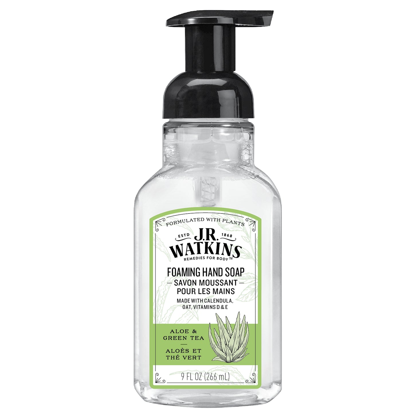 HAND SOAP ALOE GREEN TEA 9OZ FOAMING