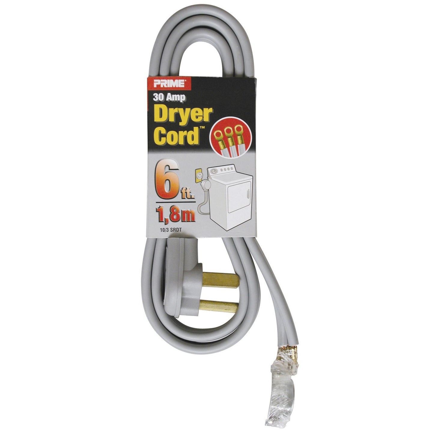 DRYER CORD 3-WIRE 30A 10/3 6FT