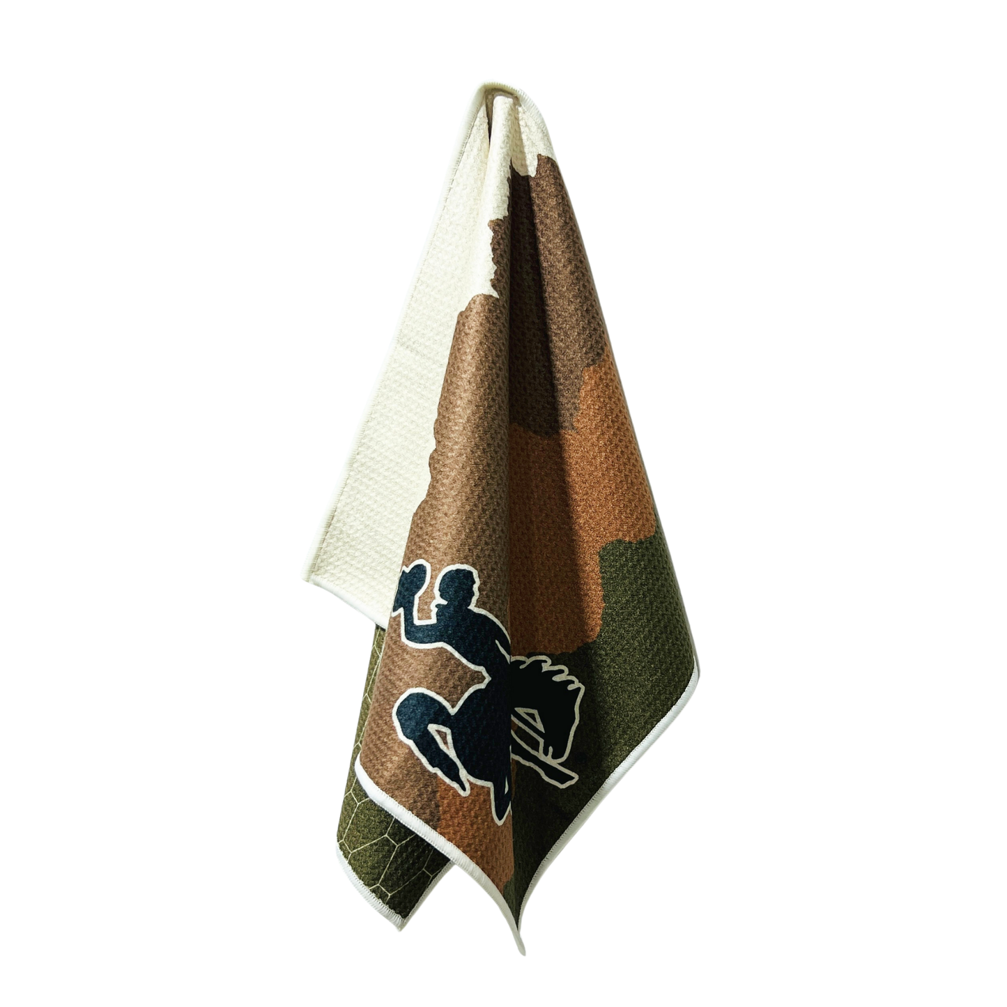 Adobe Cowboy | Waffle Weave Microfiber Towels Kitchen & Bath: Hand Towel