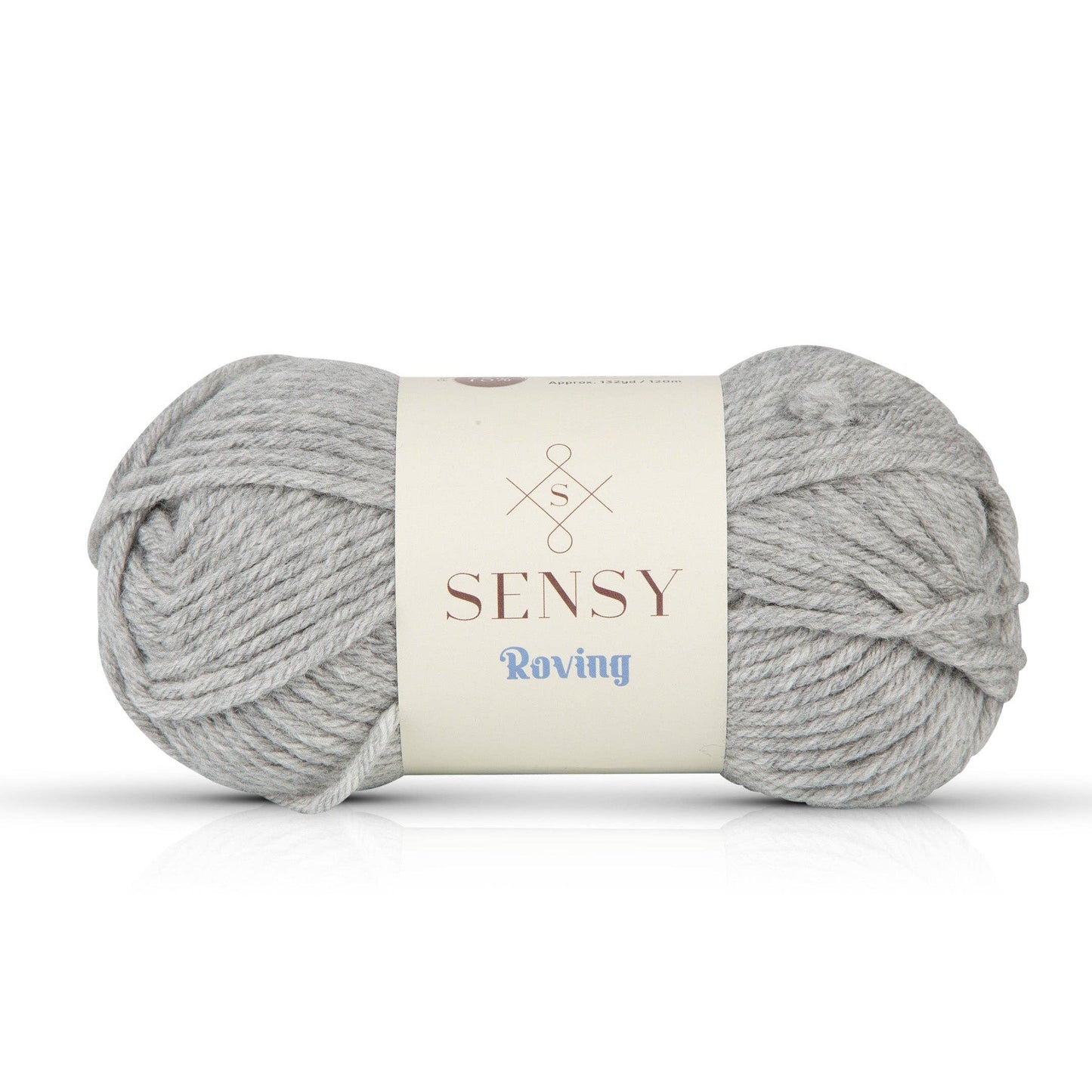 Sensy Roving Yarn, 3.5 oz, 132 Yards, Gauge 5 Bulky: Dark Gray Heather / 1 Skein