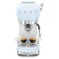 Smeg 50's Retro Style Aesthetic Espresso Coffee Machine - Pastel Blue