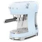 Smeg 50's Retro Style Aesthetic Espresso Coffee Machine - Pastel Blue