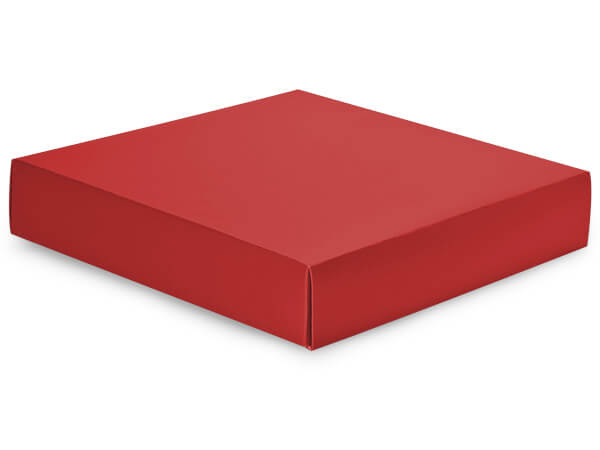 Gift & Gourmet Boxes: Matte Navy / 25 Pack / 10x10x2" Lid Only