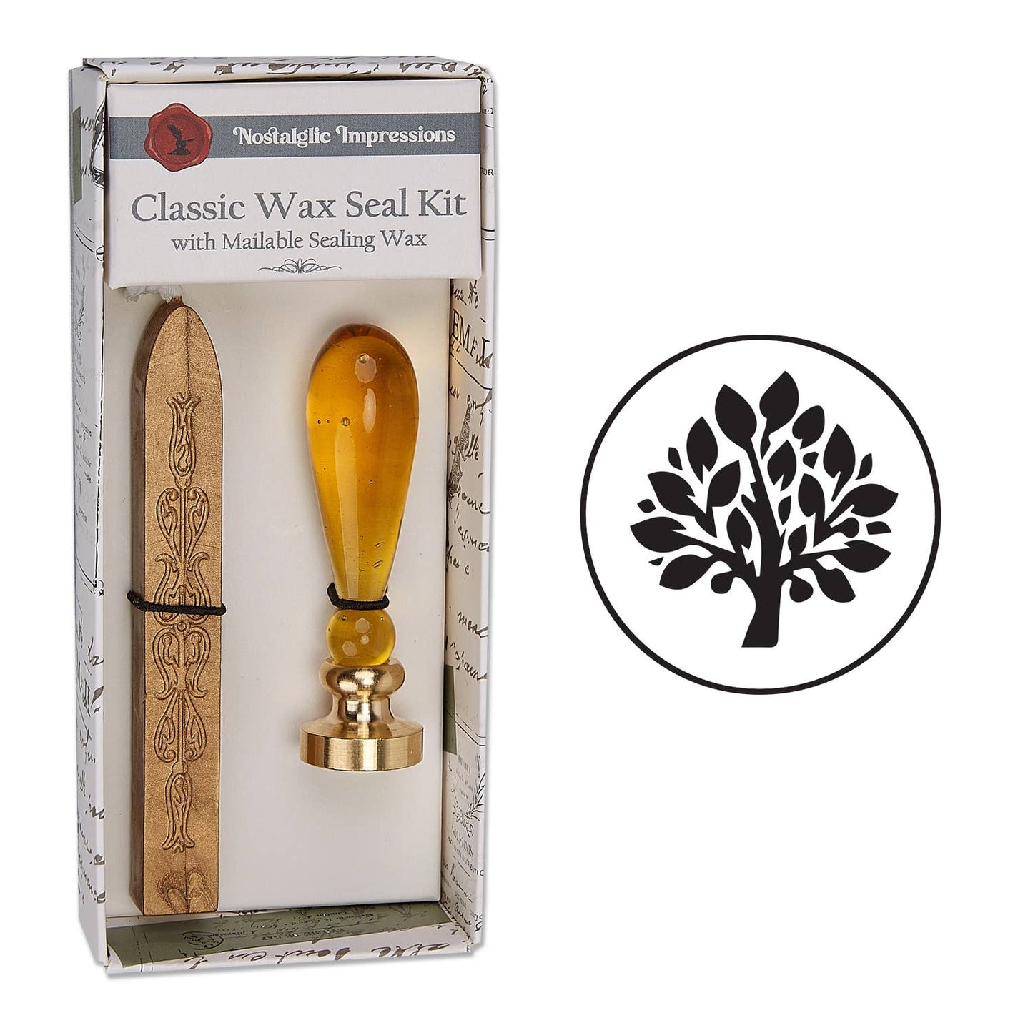 Murano Glass handle Wax Seal Kits-12 popular symbols: Dragon