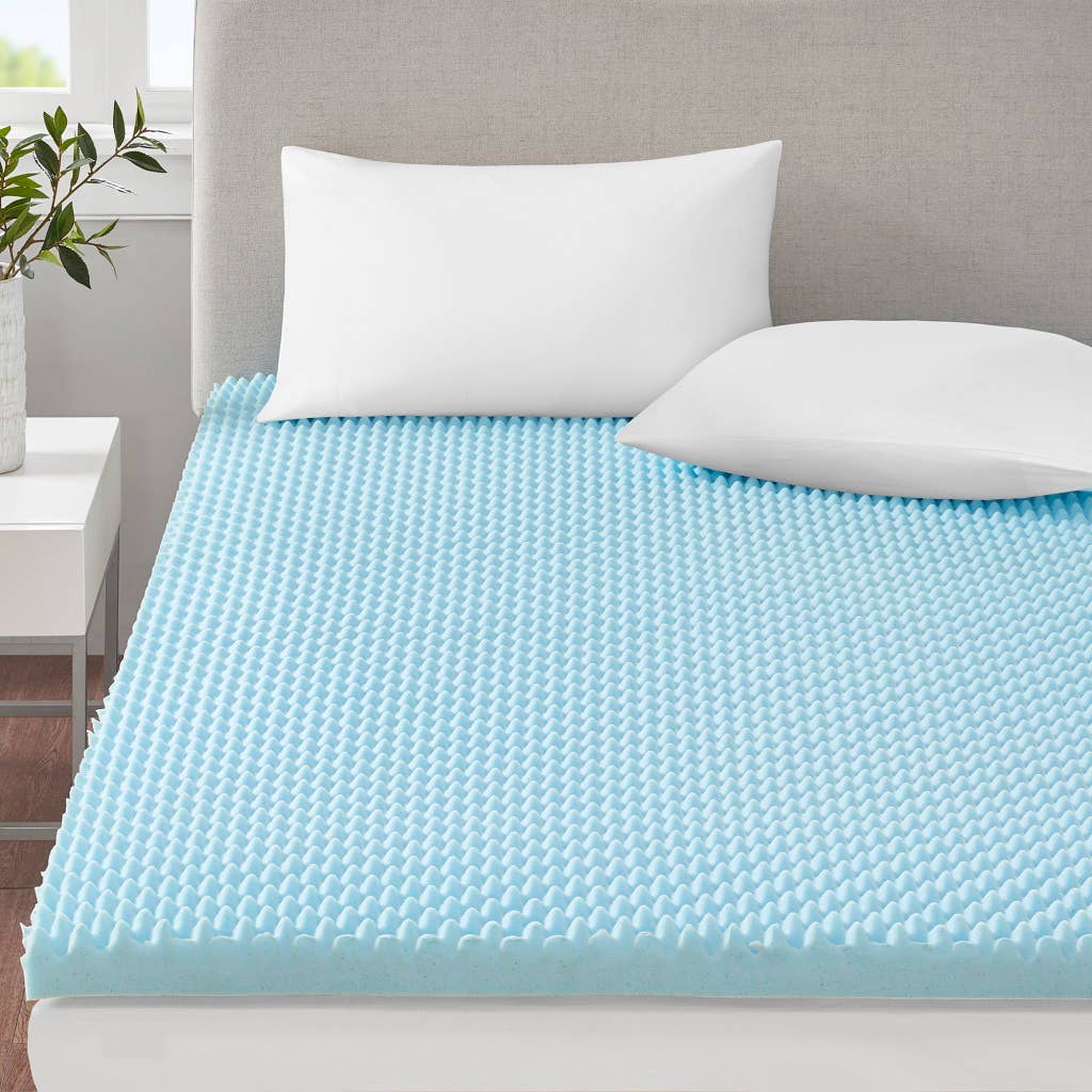 Cooling Gel Memory Foam Mattress Topper 1.5" or 3": Queen / 1.5" Thick