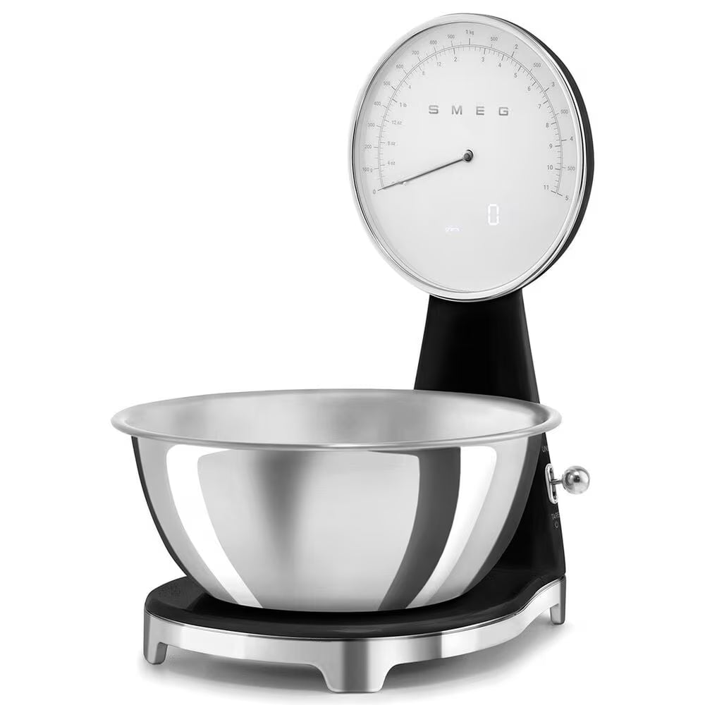 Smeg 50's Retro Style Aesthetic Kitchen Scale - Black