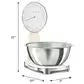 Smeg 50's Retro Style Aesthetic Kitchen Scale - Black