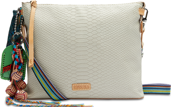 THUNDERBIRD CREMA SNAKE DOWNTOWN CROSSBODY