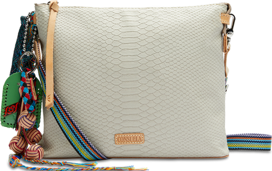 THUNDERBIRD CREMA SNAKE DOWNTOWN CROSSBODY