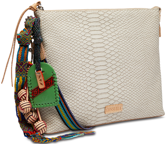 THUNDERBIRD CREMA SNAKE DOWNTOWN CROSSBODY