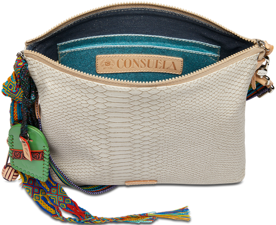 THUNDERBIRD CREMA SNAKE DOWNTOWN CROSSBODY