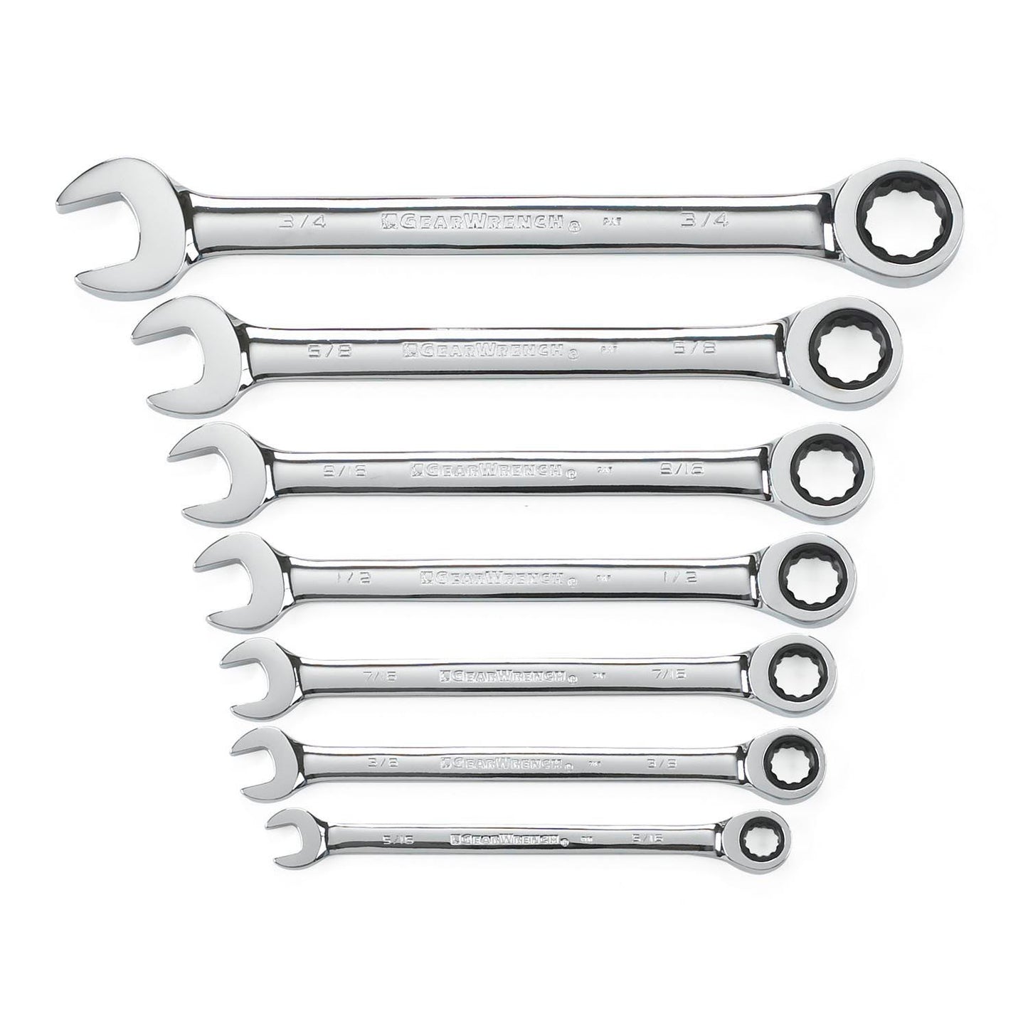 GEAR WRENCH SAE SET 7PC