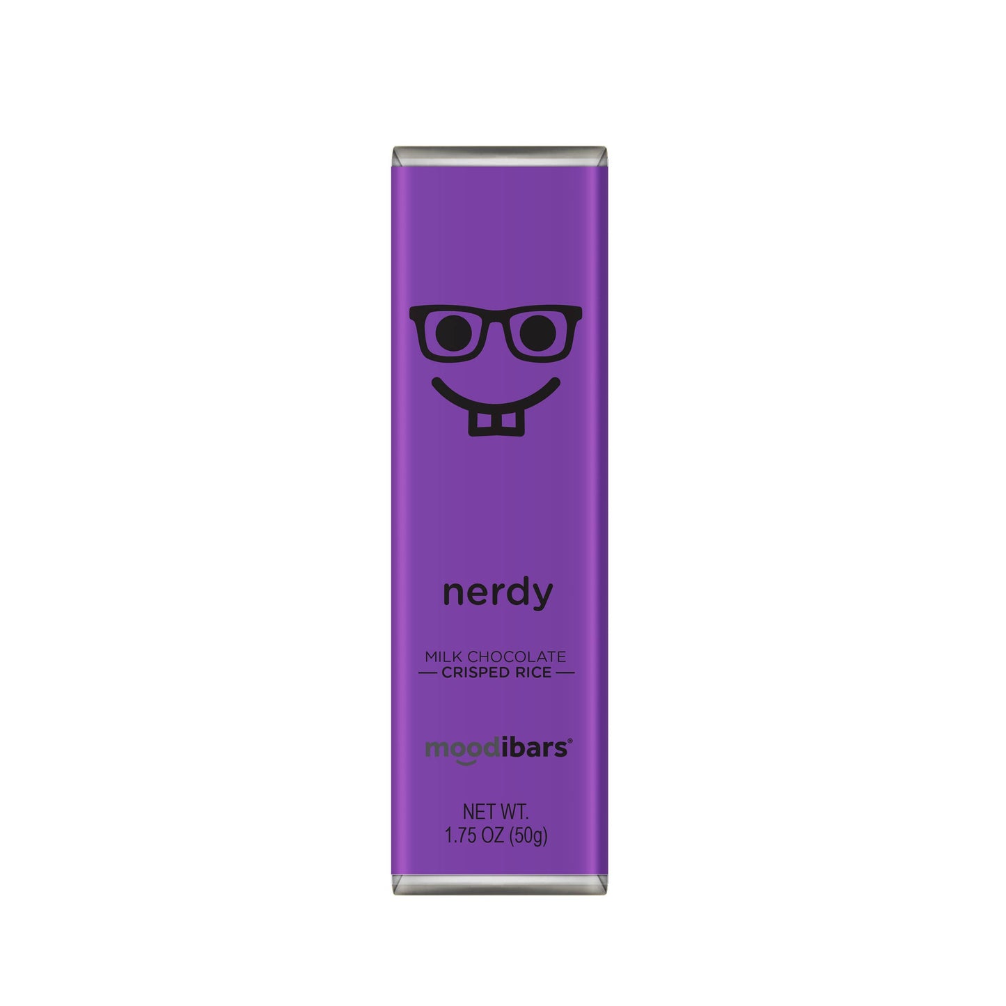 Moodibars® NERDY fine Milk Chocolate Crisped Rice 1.5oz bar