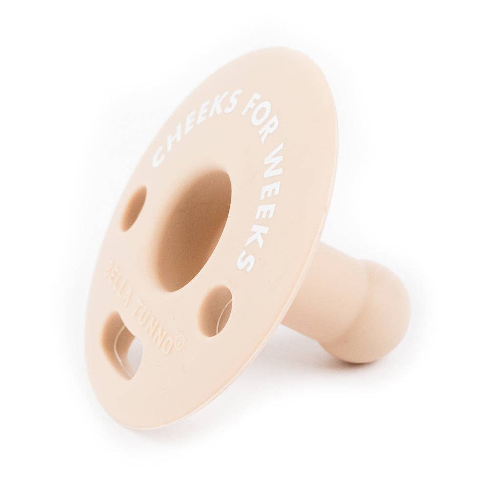 Cheeks for Weeks Bubbi™ Pacifier: Tan