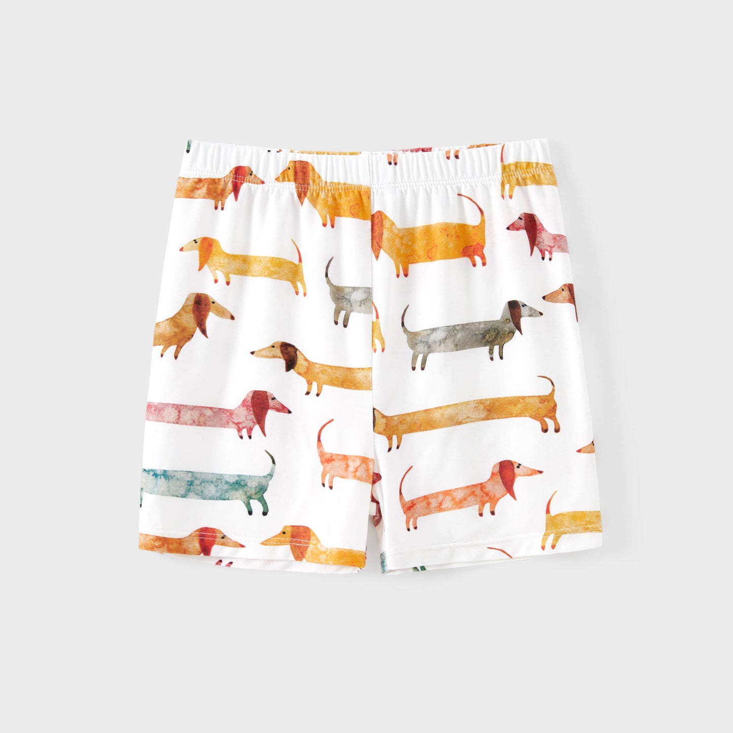 Family Matching Animal-patterned Short-sleeve Pajamas Set: Multi-color / Kids: 2T
