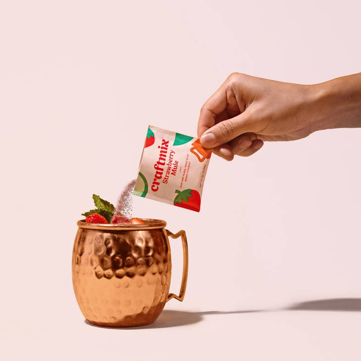 STRAWBERRY MULE COCKTAIL MIXER- 12 SERVINGS