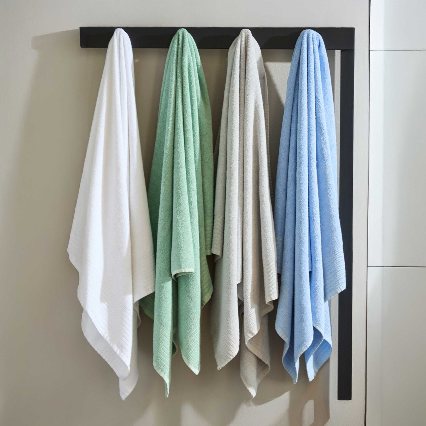 Bamboo Spa Towel Collection - 6pc Set: Ocean