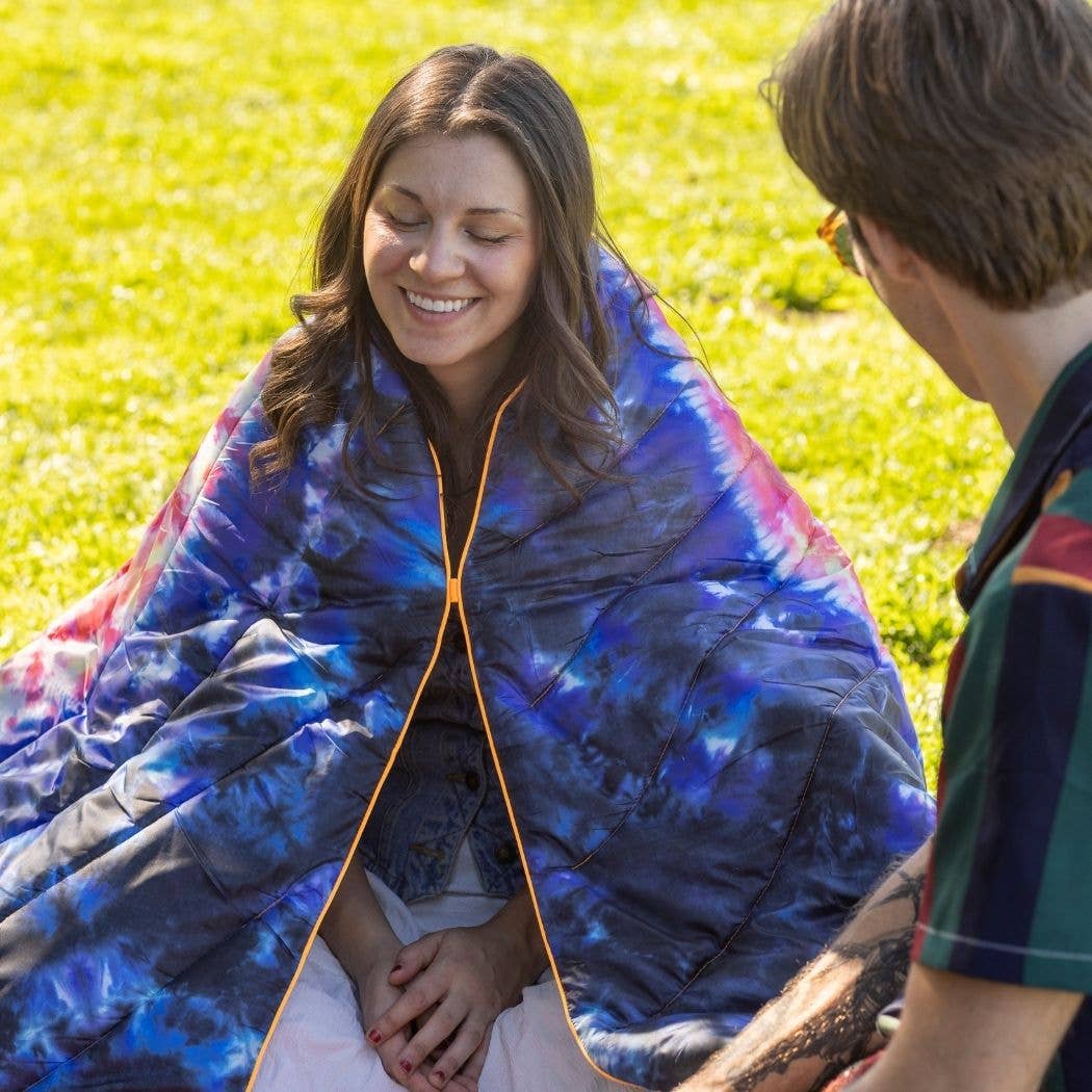 Original Puffy Blanket - Tapestry Tie Dye: 1-Person