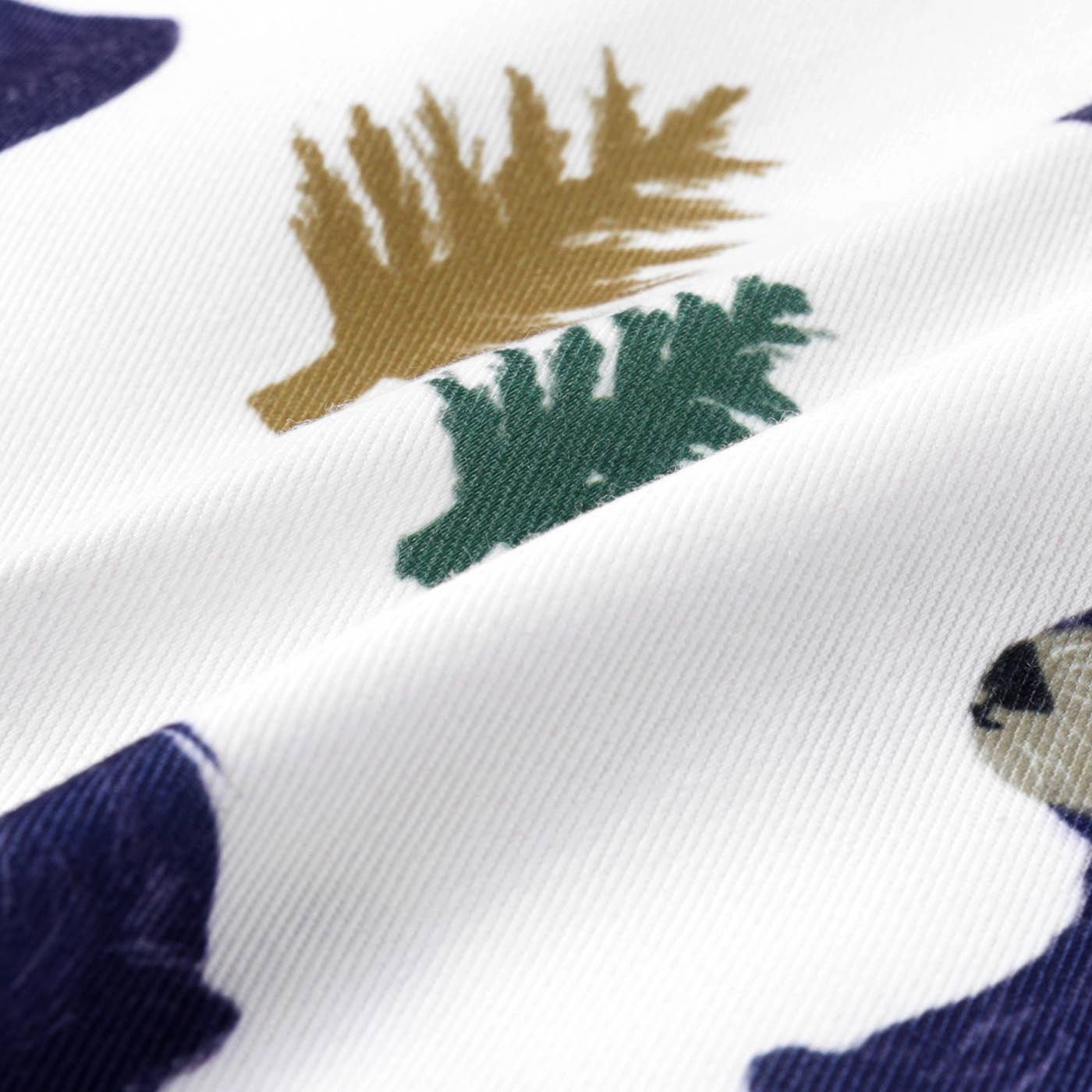 Baby Boy/Girl Allover Bear Print Overalls: Multi-color / 0-3 Months