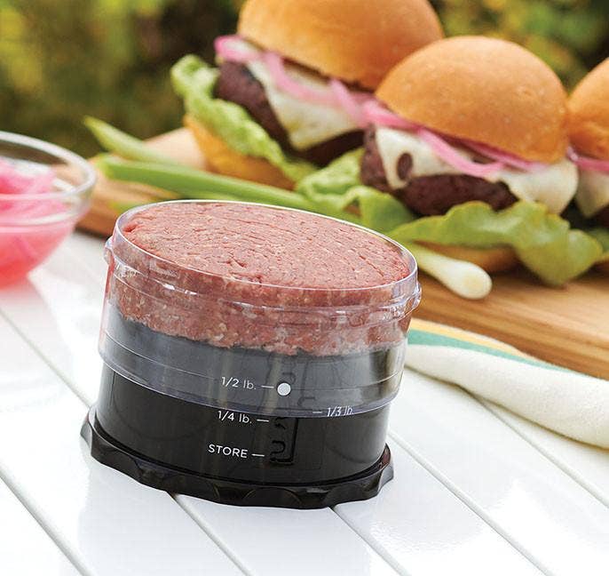 Outset Adjustable Burger Press,  4.5" x 4.5" x 2"