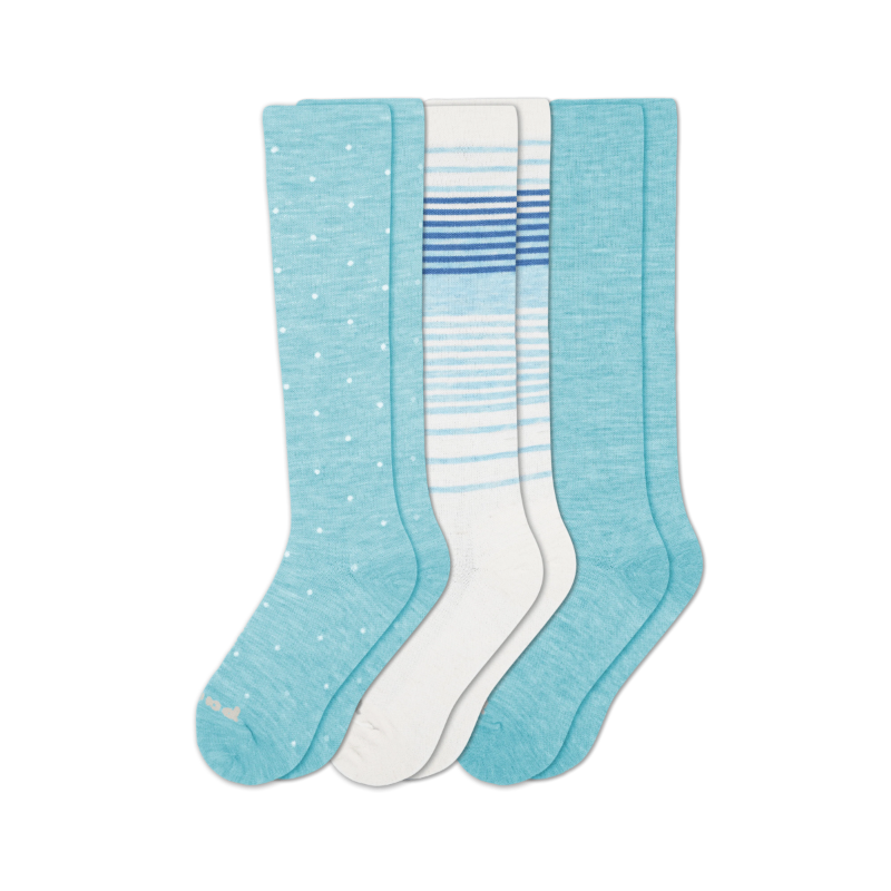 Women's Compression Socks: Medium / Large (US: 8.5 - 11.5+) ~ Assorted colors ~ Sold separately