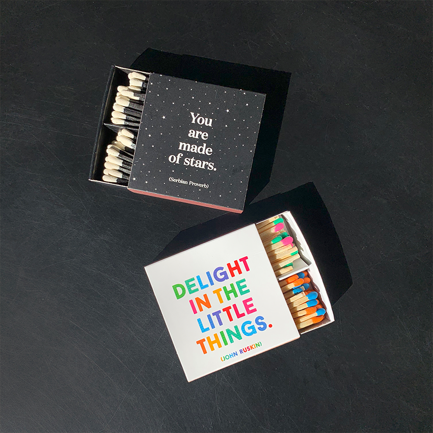 Matchboxes - X325 - You Light Up My Life (Saying)