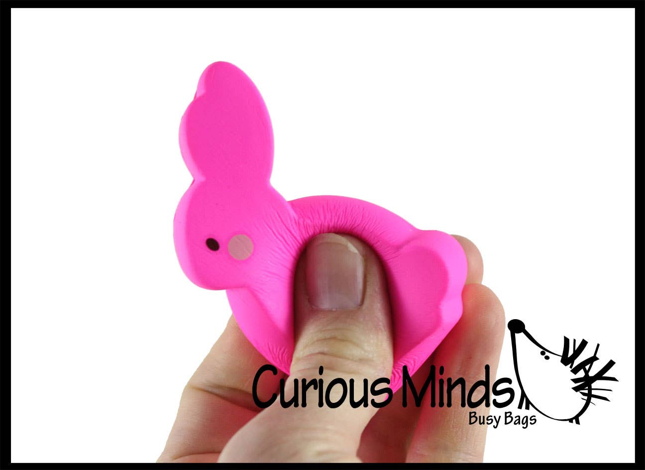 1 Cute Flat Squishy Slow Rise Bunny -  Scented Sensory