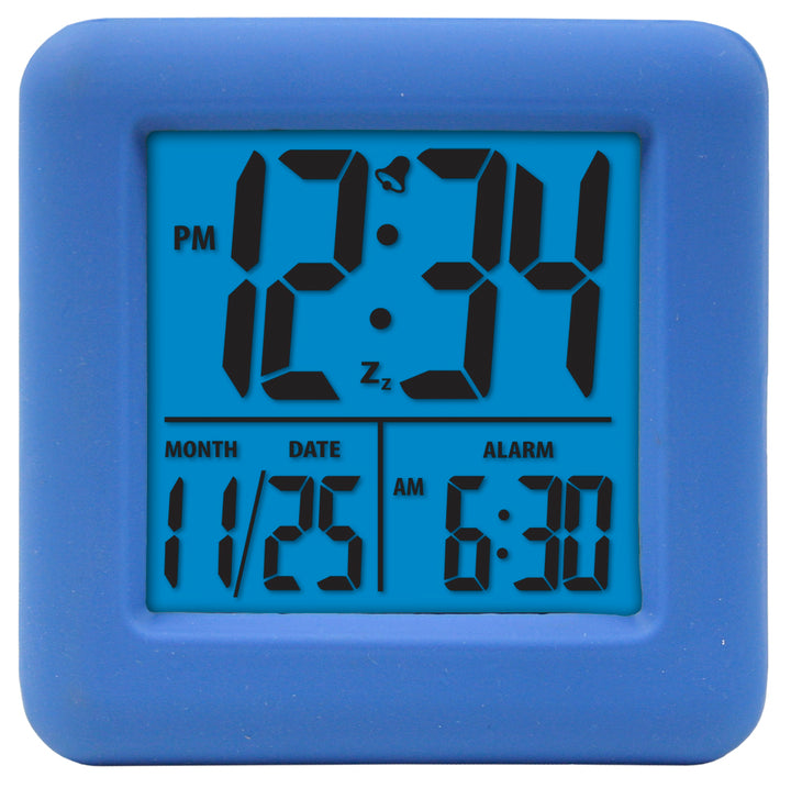 Soft Cube LCD Alarm Clock