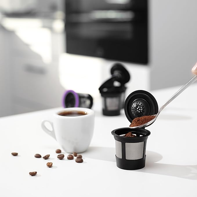 4 Reusable K Cups For Keurig Coffee Makers