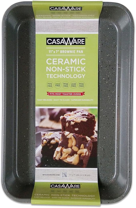 Toaster Oven Baking Pan 7 x 11-inch Ceramic Coated Non-Stick
