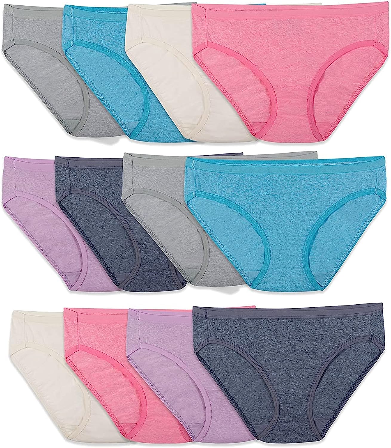 7DULBKT FRUIT OF THE LOOM LADIES 7PK BIKINIS