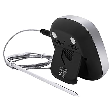 Escali Touch Screen LCD Display Digital Timer, with Temperature Alert, Black