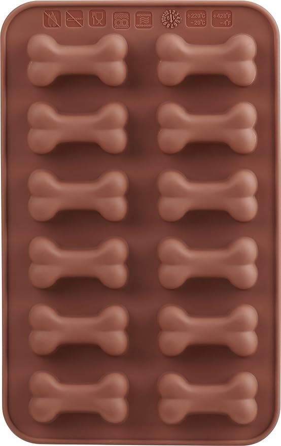 Silicone Mold, 2pk-Dog Bones