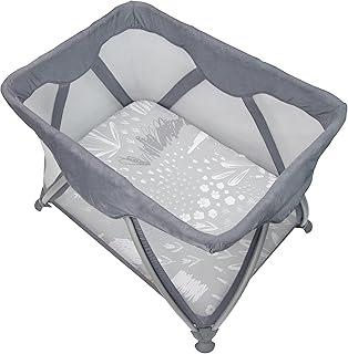DREAM PERCALE PLAYPEN SHEET GREY