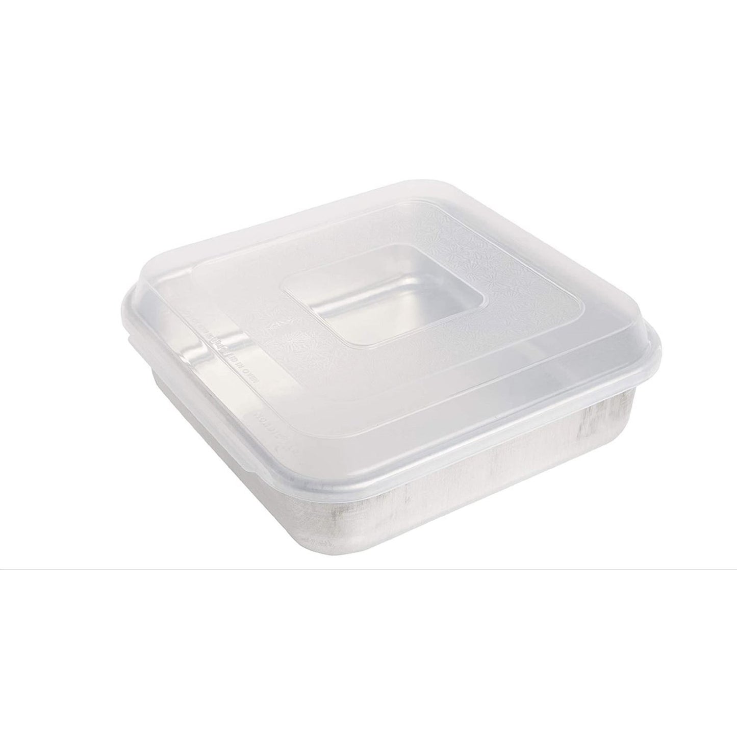 CAKE PAN 9X9 W/PLASTIC LID