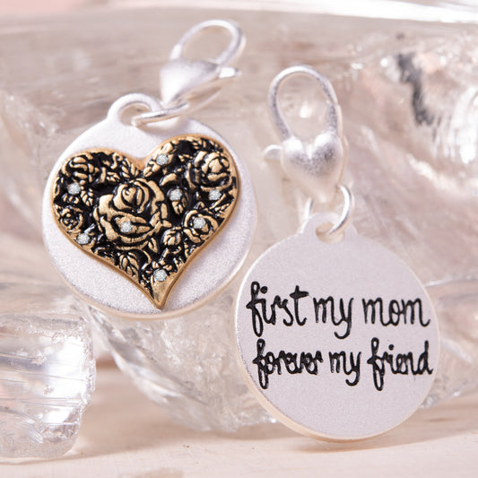 Medallion Charm - Heart - AMANDA BLU